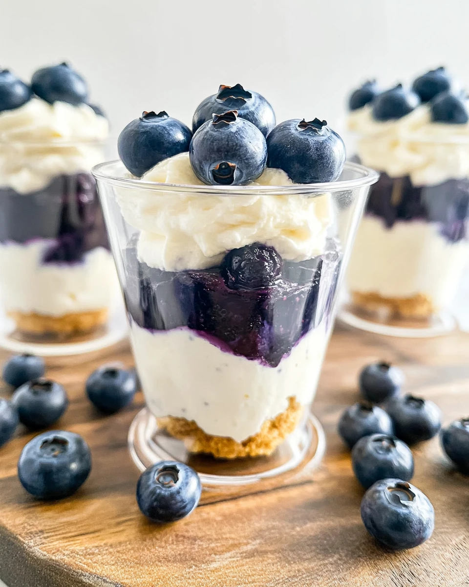 Blueberry Cheesecake Parfaits