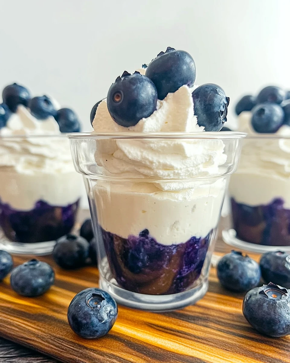 Blueberry Cheesecake Parfaits