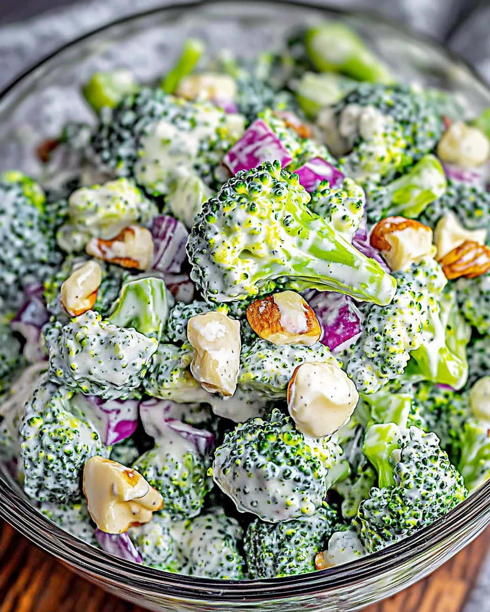 Broccoli Salad with Creamy Dressing