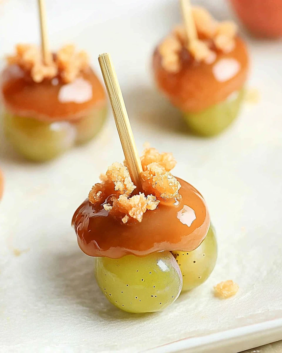 Caramel Apple Grapes