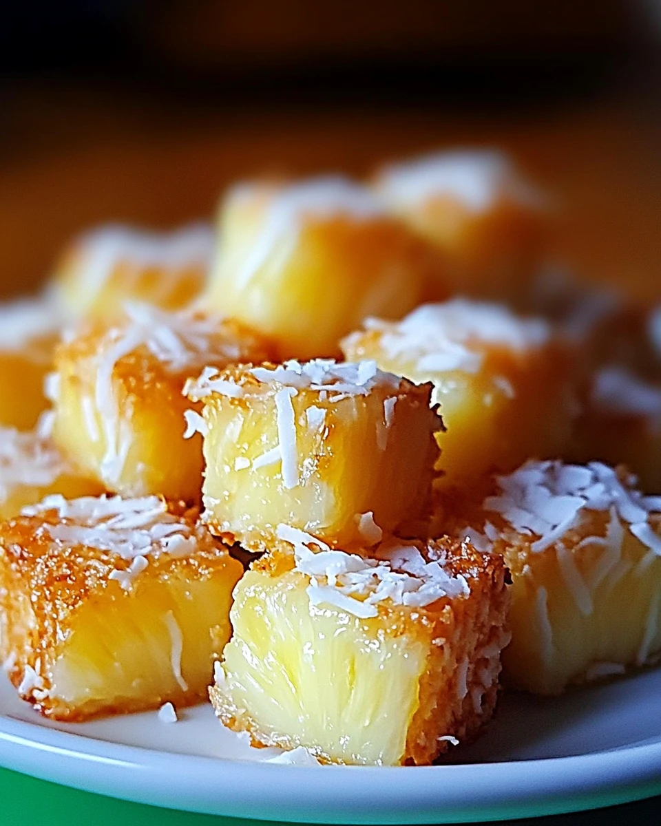 Coconut Pineapple Bites