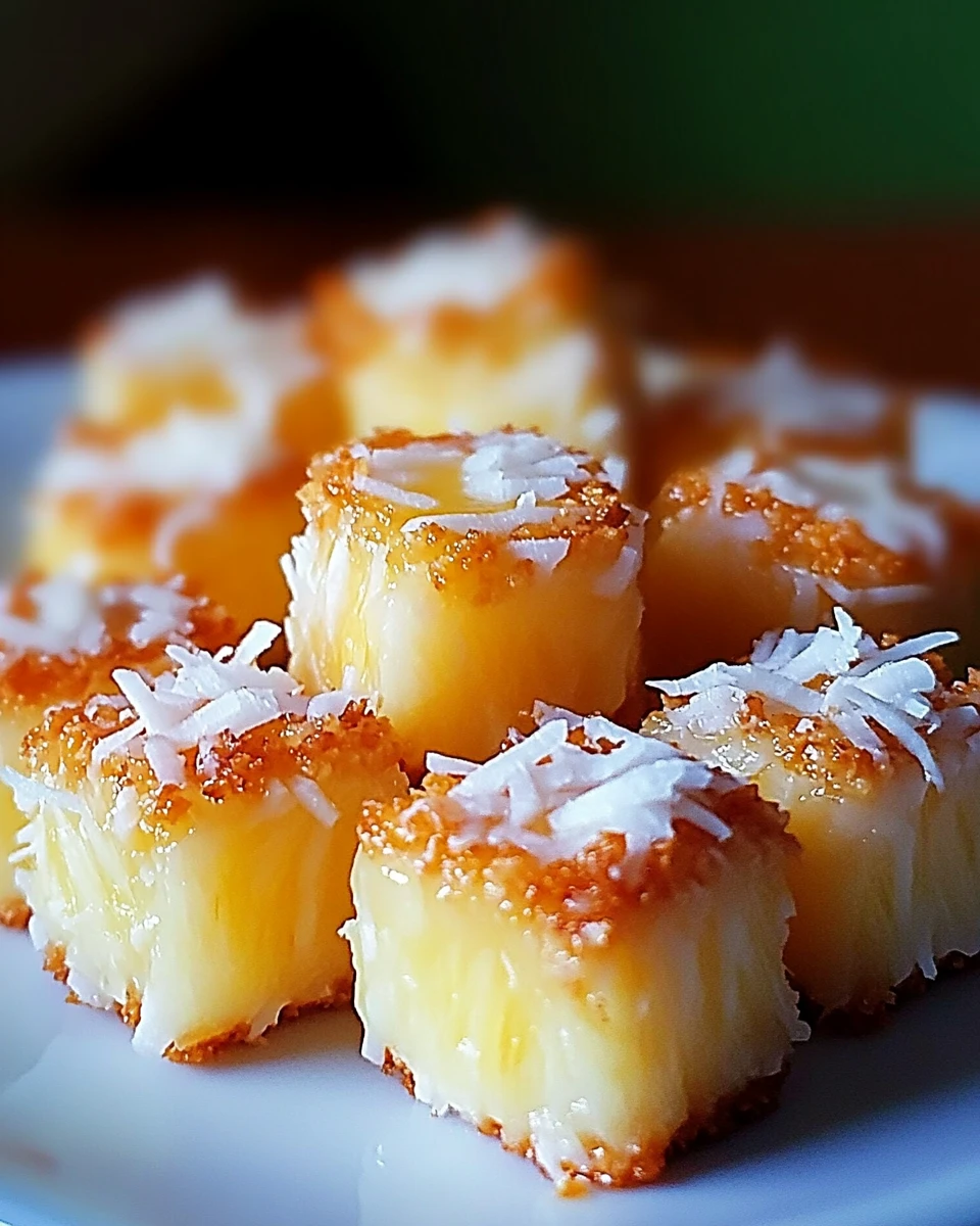 Coconut Pineapple Bites