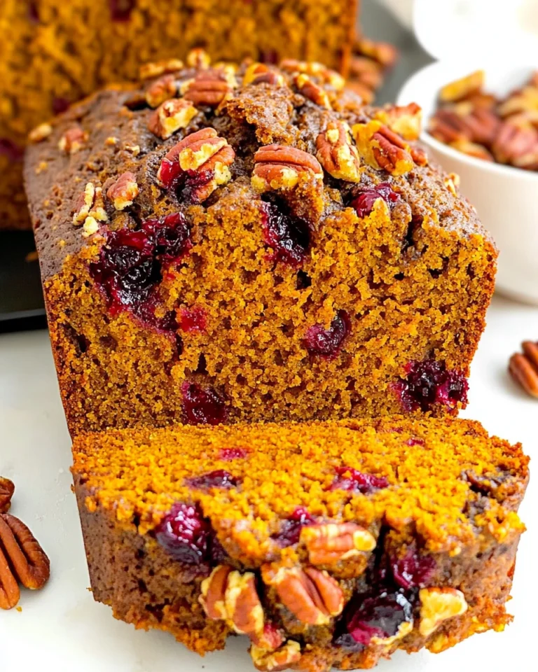 Cranberry Pecan Pumpkin Bread