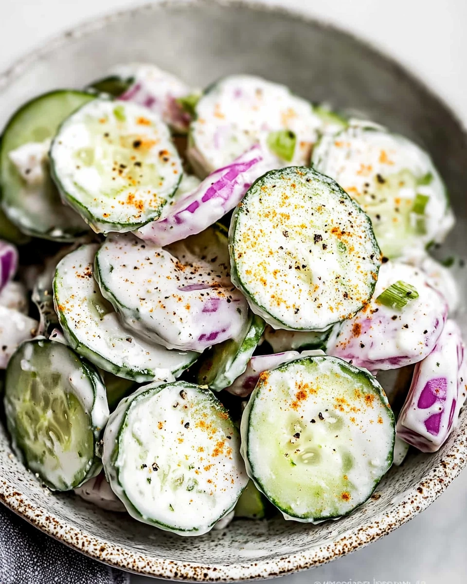 Creamy Cucumber Salad
