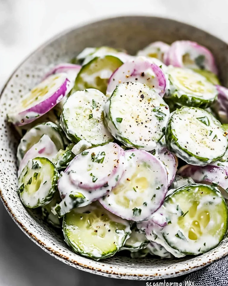 Creamy Cucumber Salad
