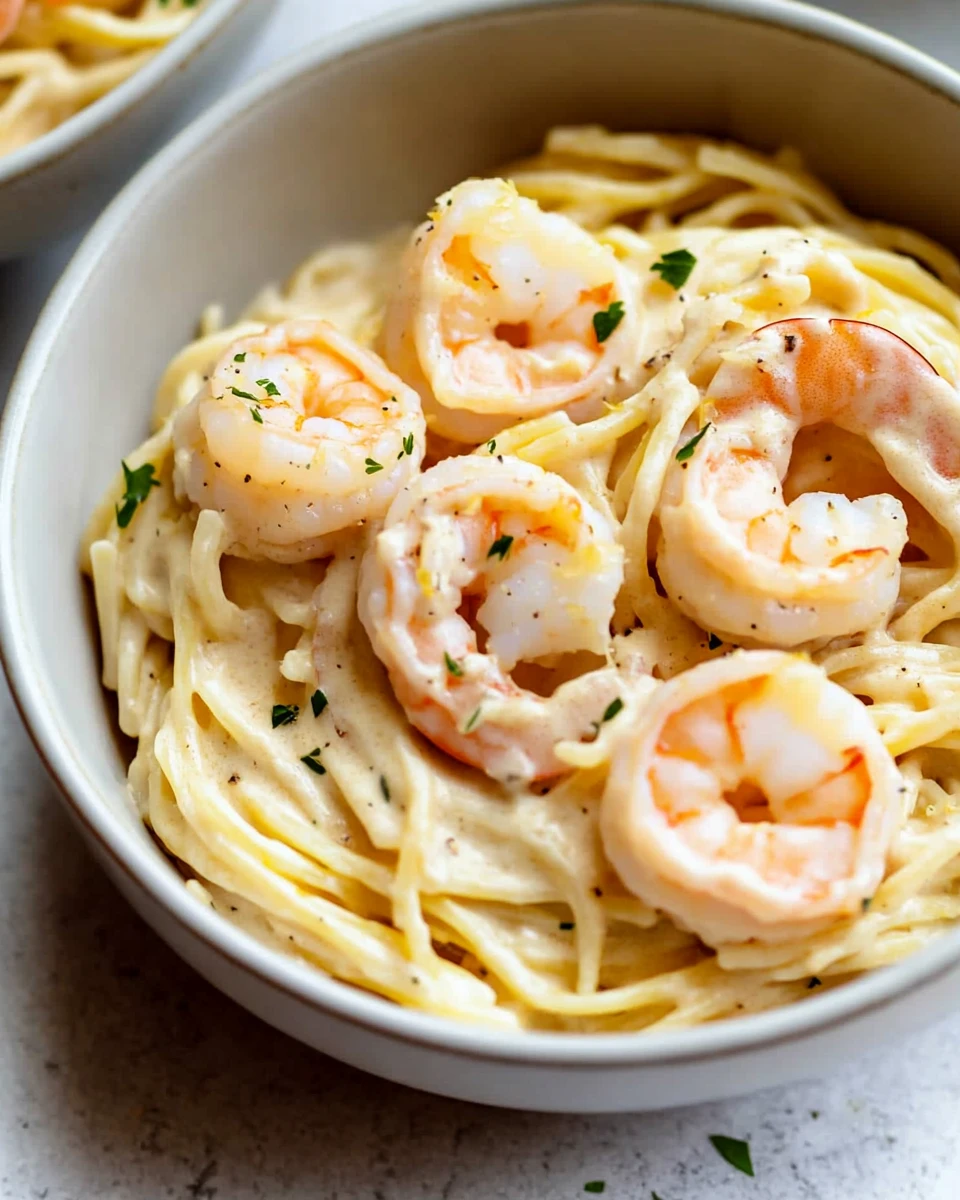 Creamy Lemon Shrimp Pasta