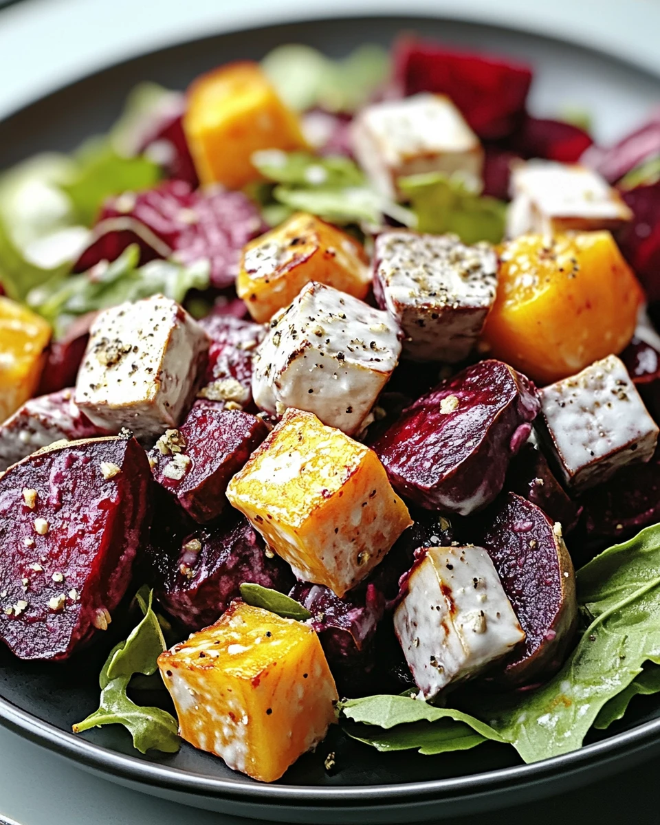 Creamy Roasted Beet Salad