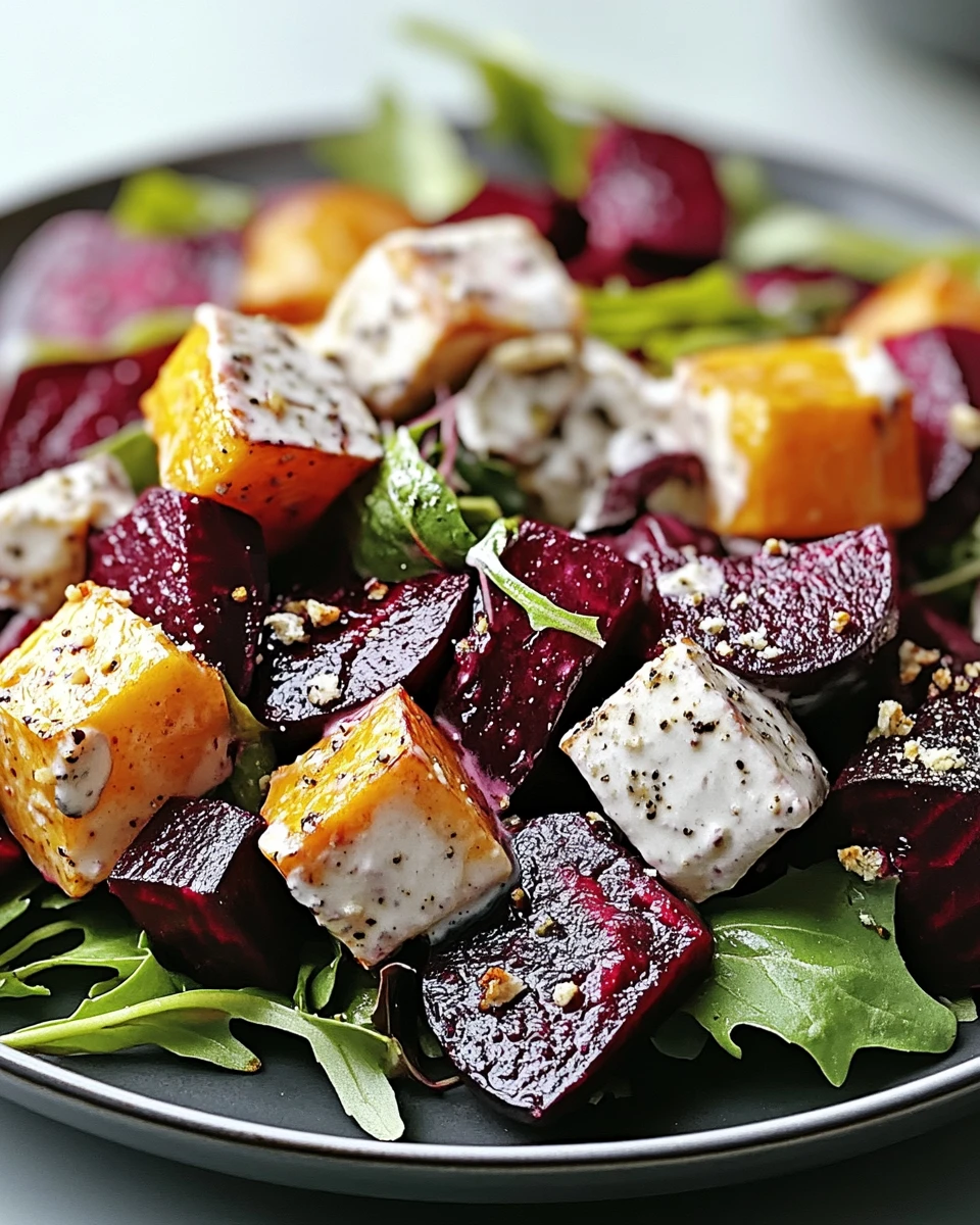 Creamy Roasted Beet Salad