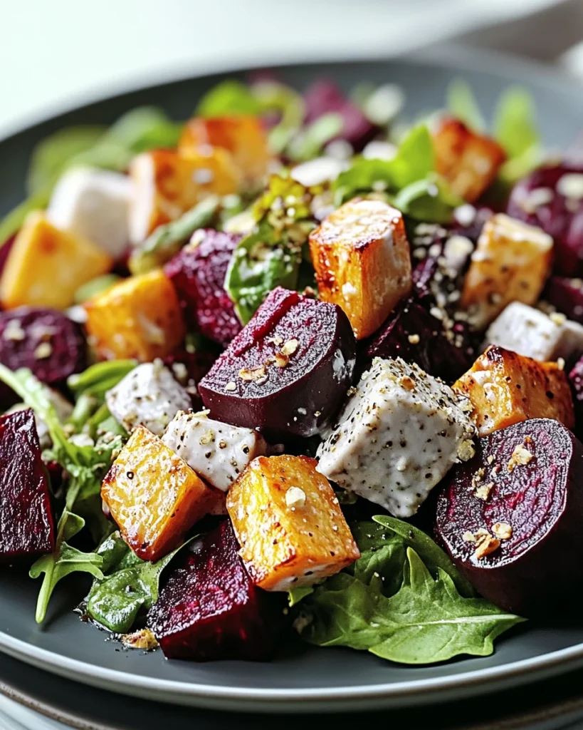 Creamy Roasted Beet Salad
