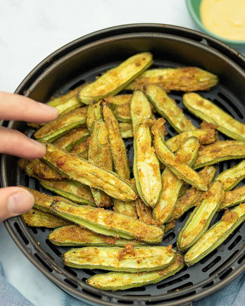 Crispy Air Fryer Okra