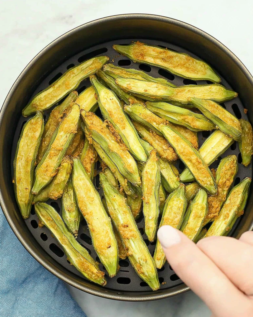Crispy Air Fryer Okra