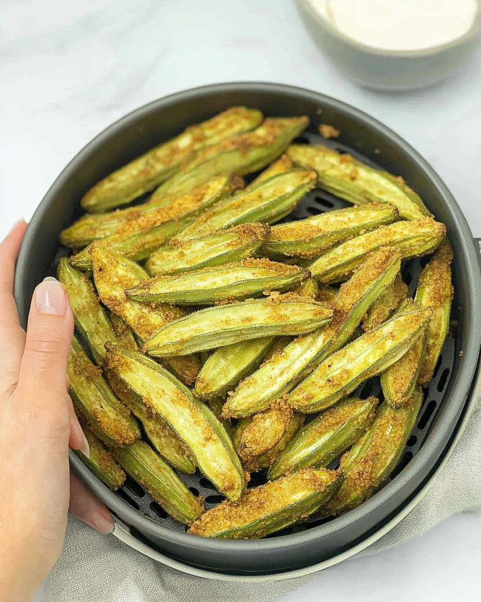 Crispy Air Fryer Okra