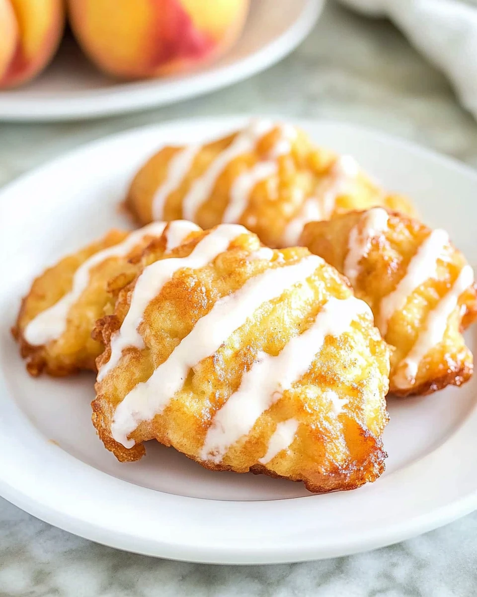 Delicious Fresh Peach Fritters