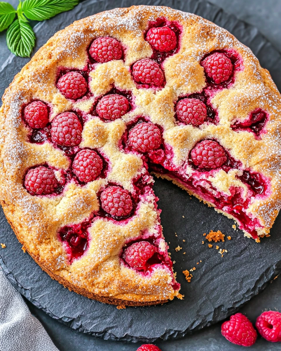 Easiest Raspberry Coffee Cake