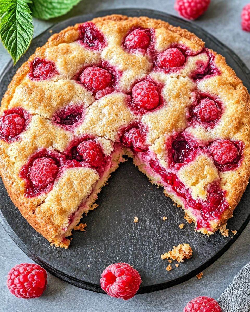 Easiest Raspberry Coffee Cake