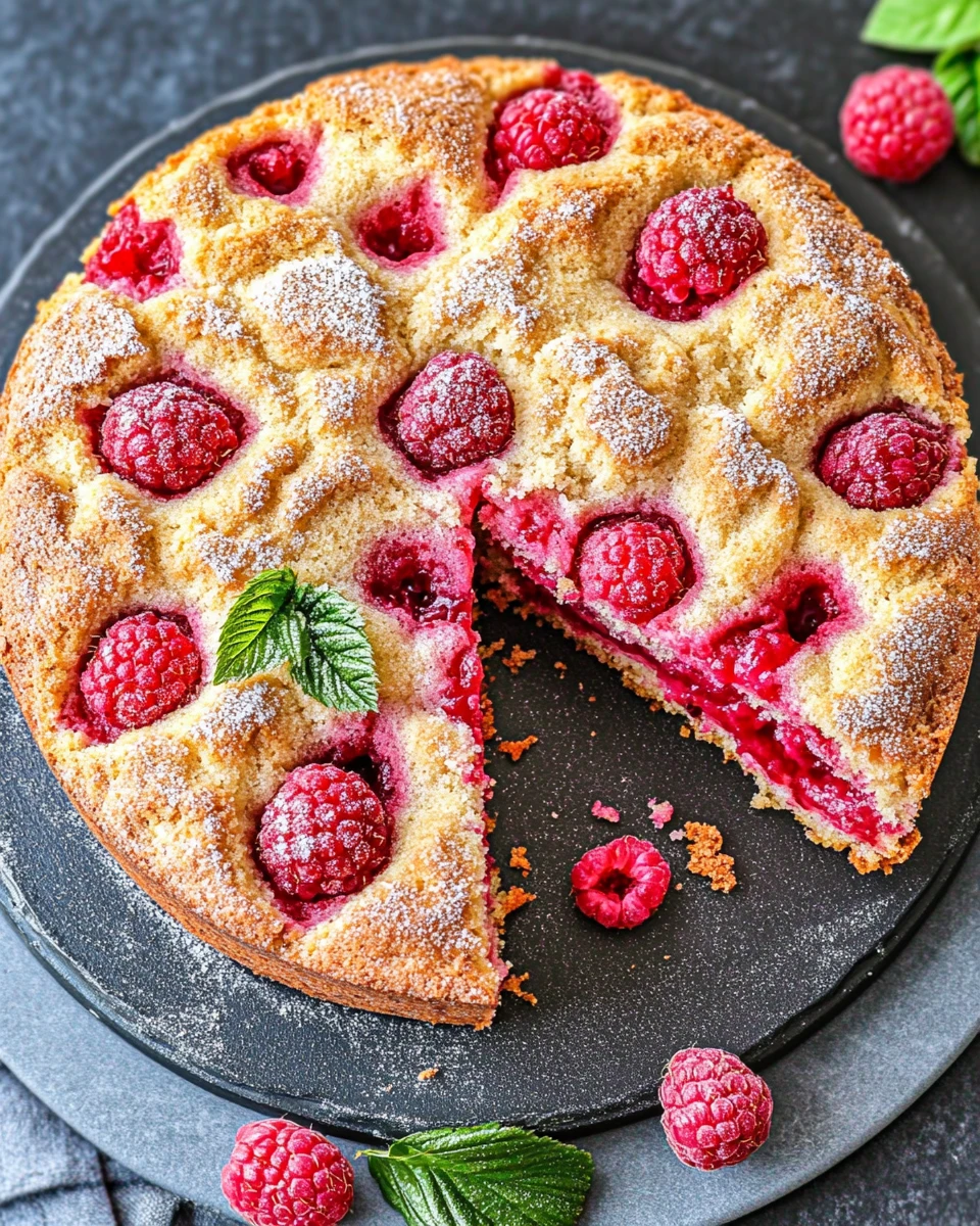 Easiest Raspberry Coffee Cake
