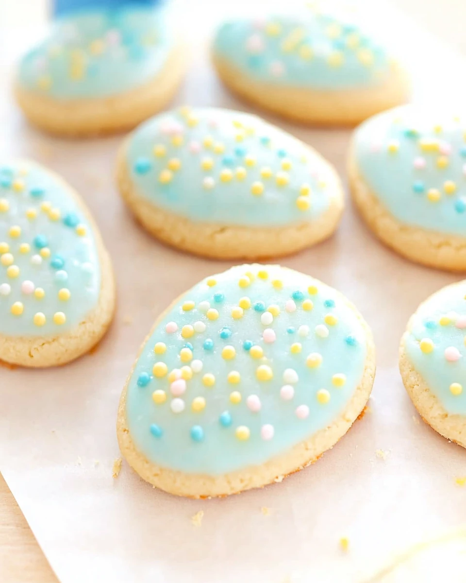 Easy Easter Shortbread Cookies