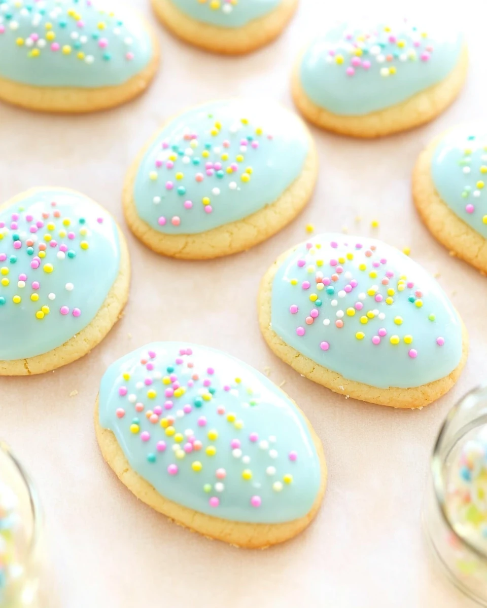 Easy Easter Shortbread Cookies