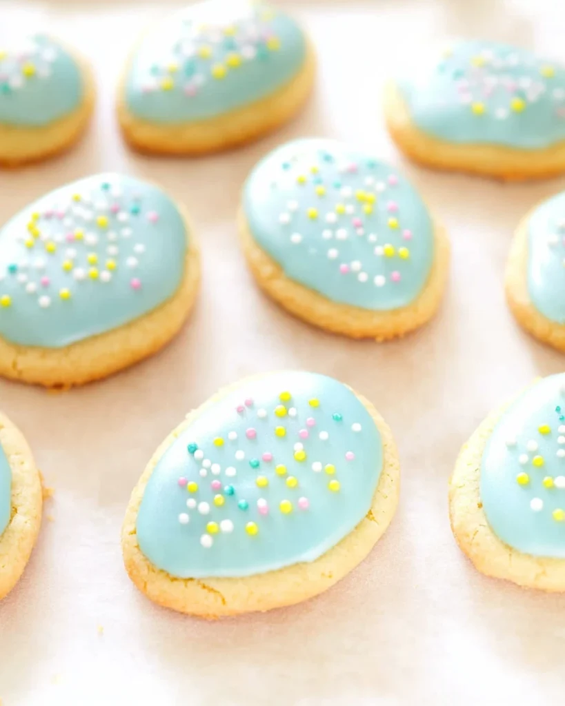 Easy Easter Shortbread Cookies