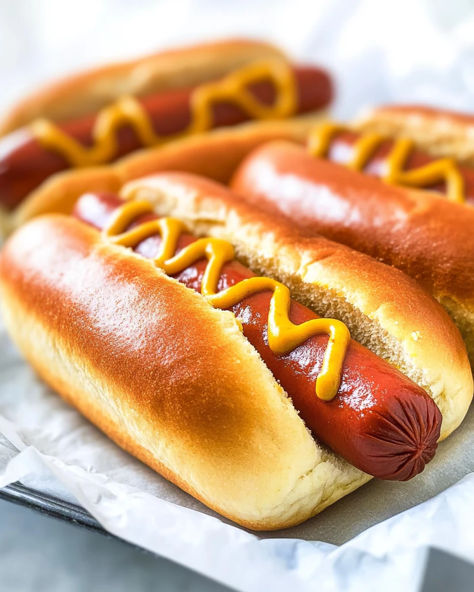 Easy Easy Homemade Hot Dog Buns Recipe