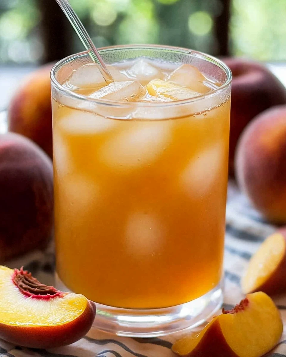 Easy Peach Tea
