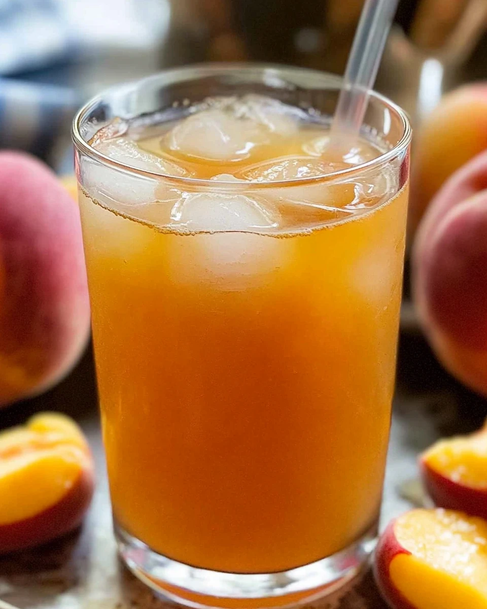 Easy Peach Tea