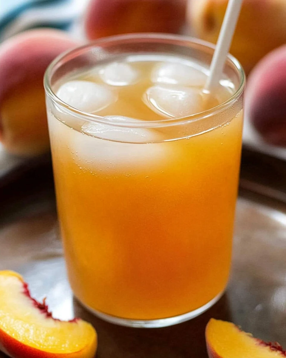 Easy Peach Tea