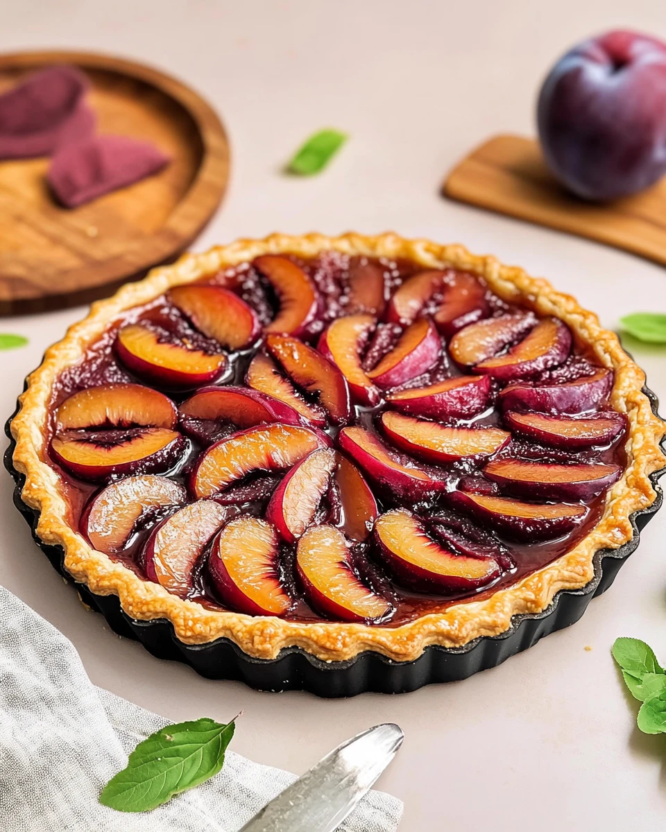 Easy Plum Tart