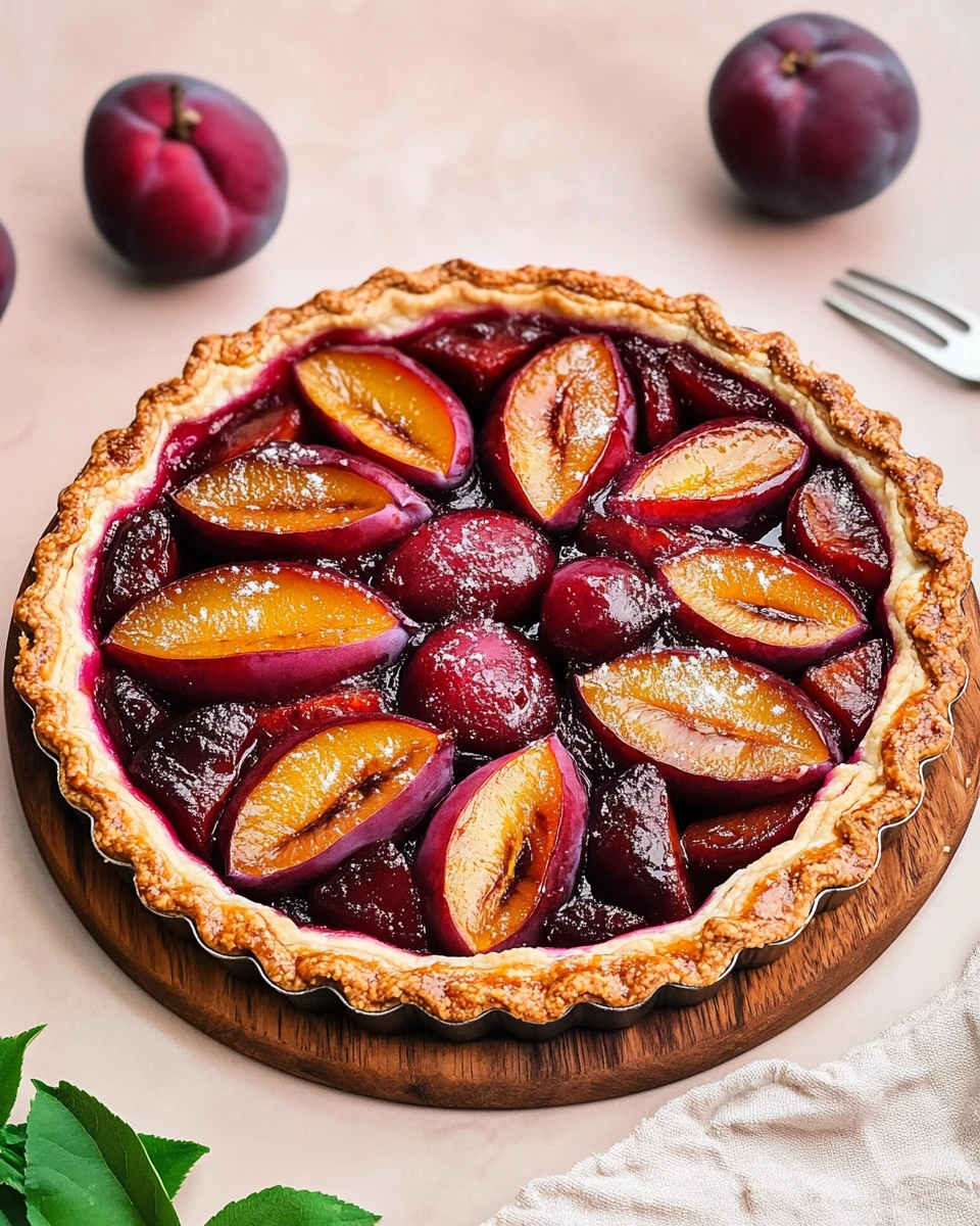 Easy Plum Tart