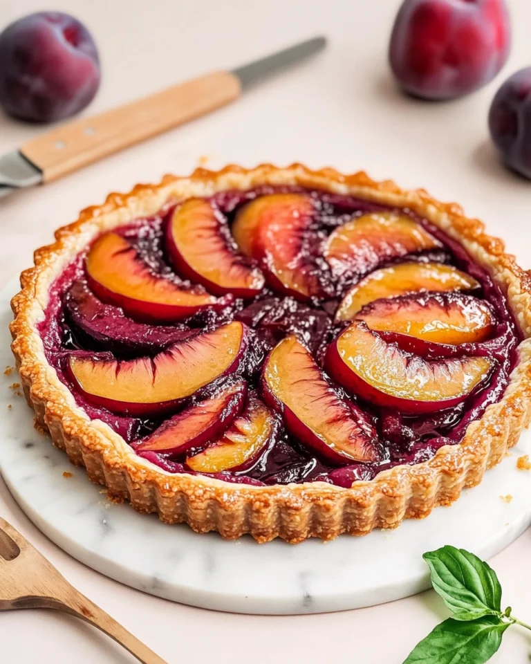 Easy Plum Tart