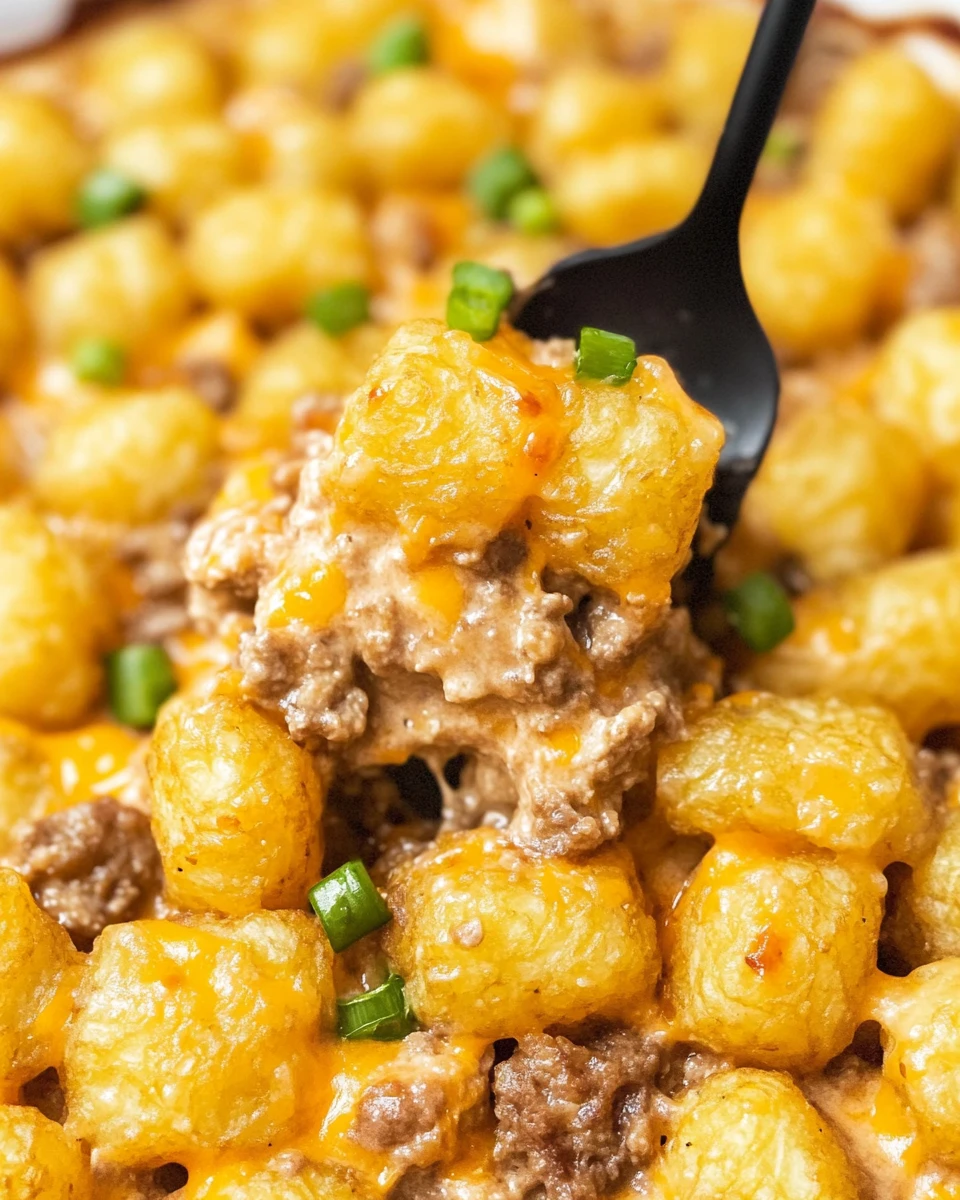 Easy Tater Tot Casserole