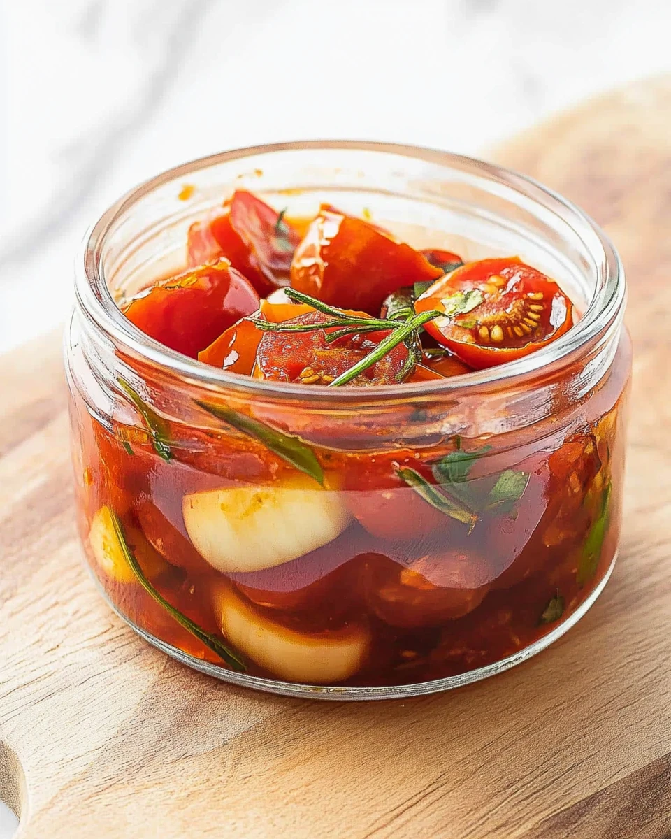 Easy Tomato Confit with Garlic