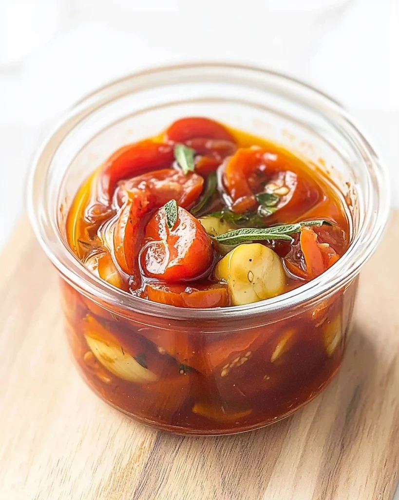 Easy Tomato Confit with Garlic