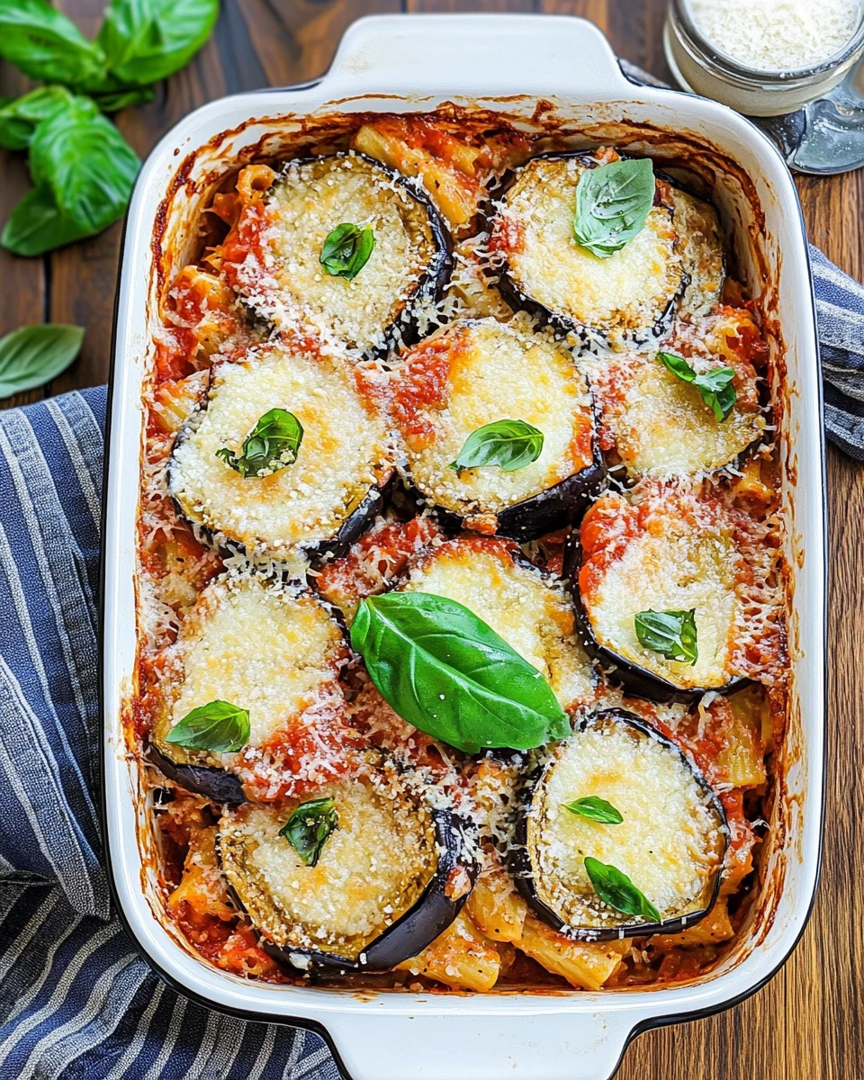 Eggplant Parmesan Pasta