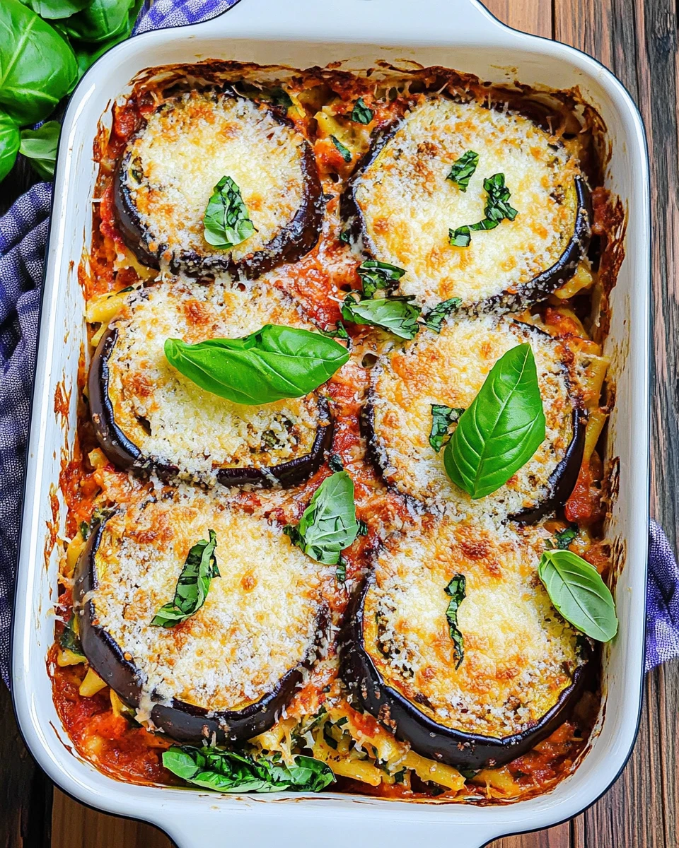 Eggplant Parmesan Pasta