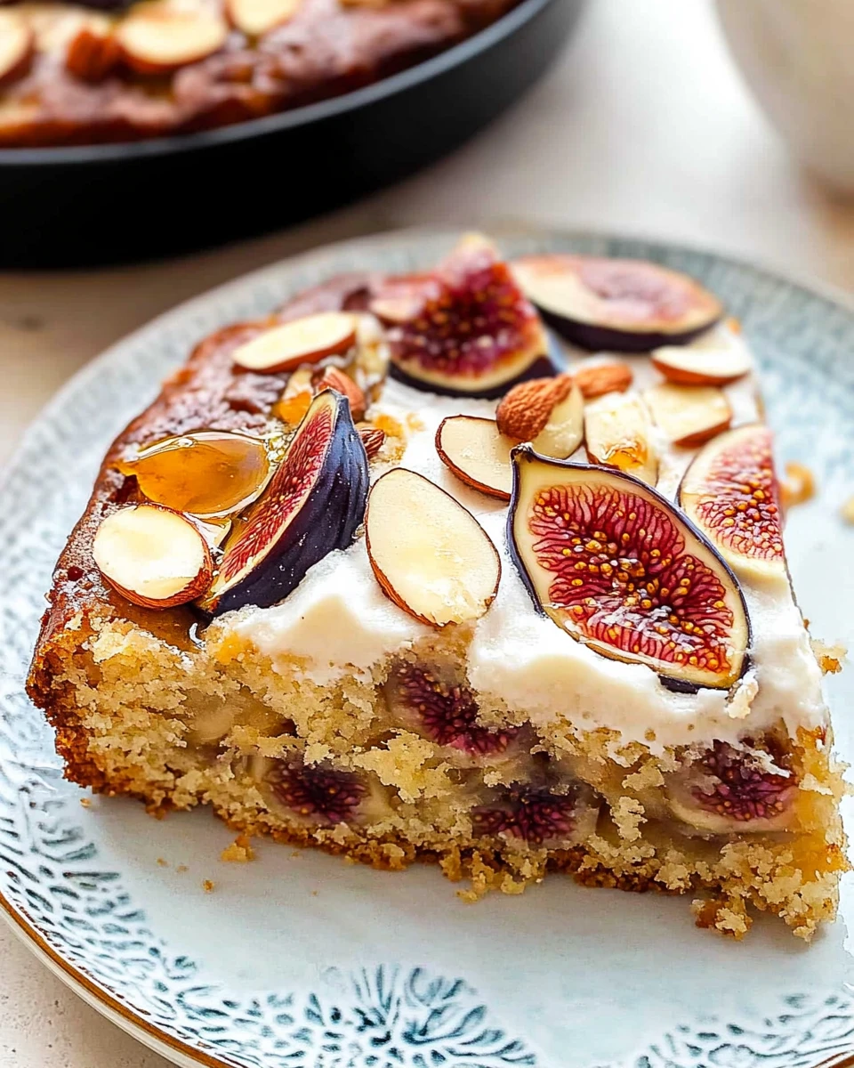 Fig Cake with Almond and Honey