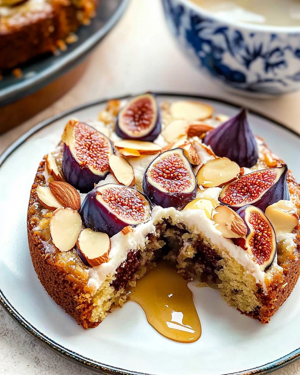 Fig Cake with Almond and Honey