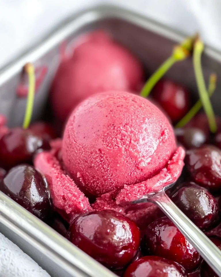 Fresh Cherry Sorbet