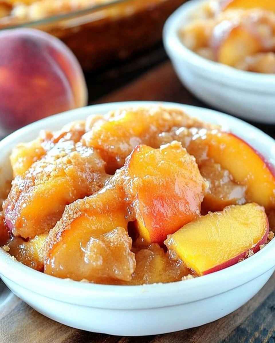 Fresh Peach Cobbler
