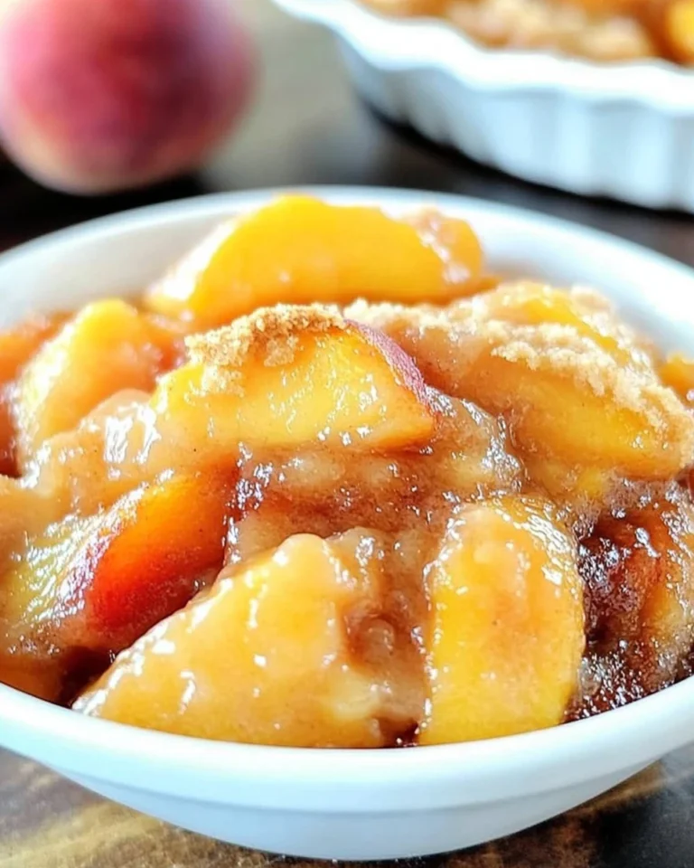 Fresh Peach Cobbler