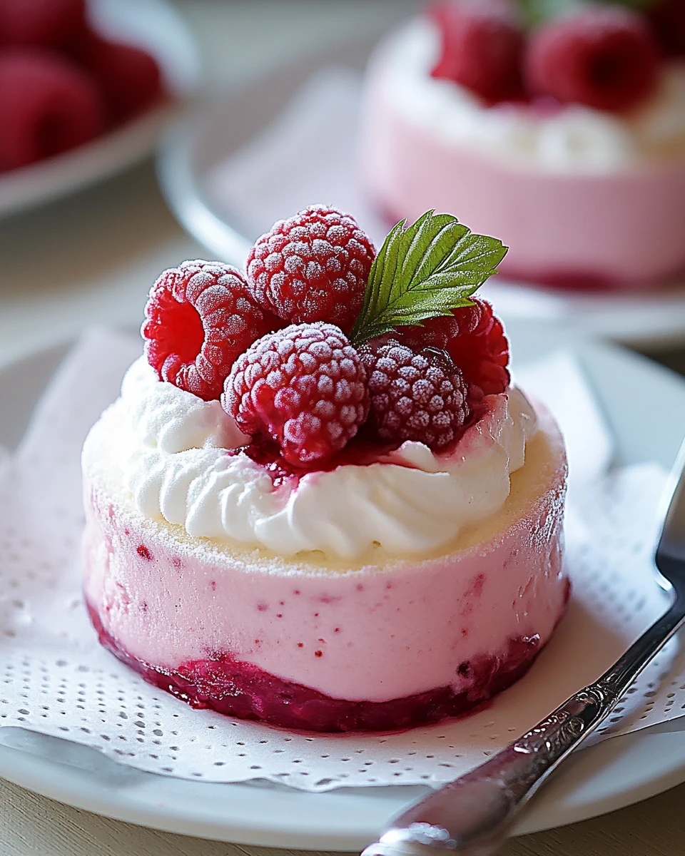 Frozen Raspberry Soufflé