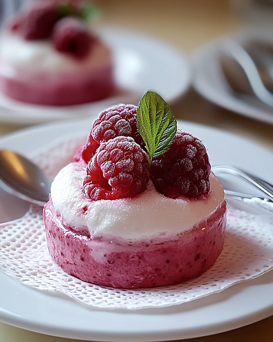 Frozen Raspberry Soufflé
