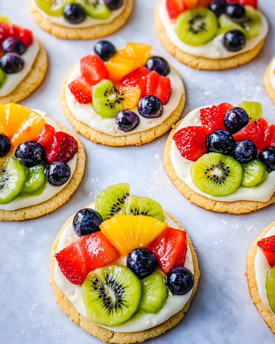 Fruit Pizza Cookies