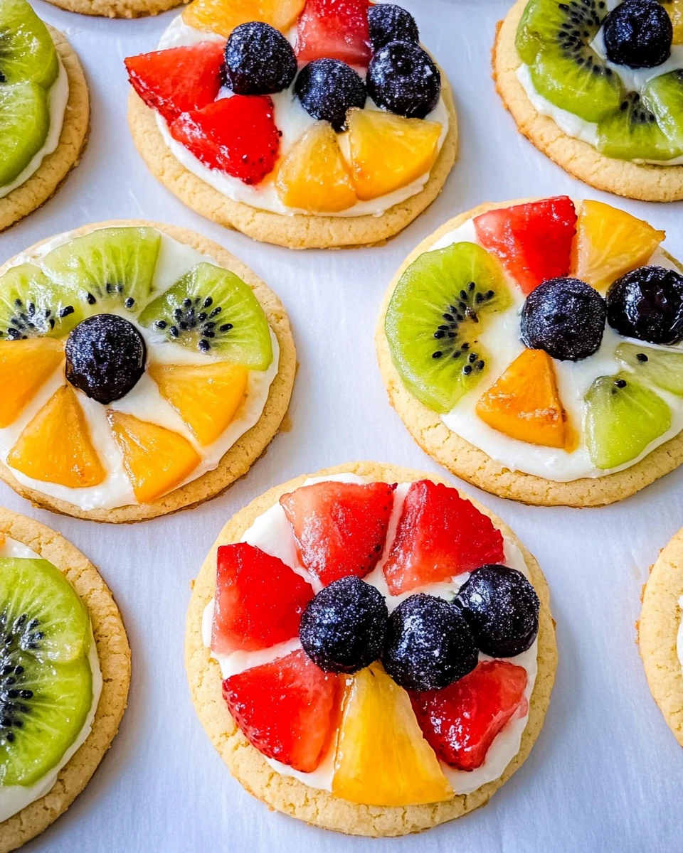 Fruit Pizza Cookies