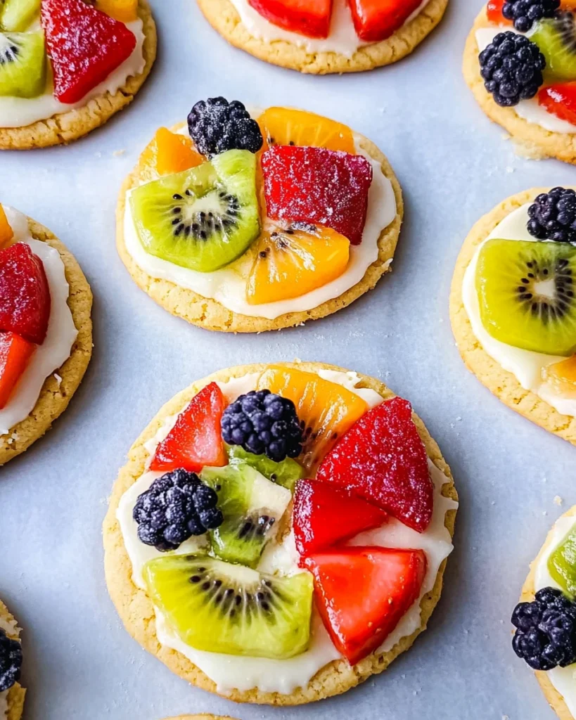 Fruit Pizza Cookies