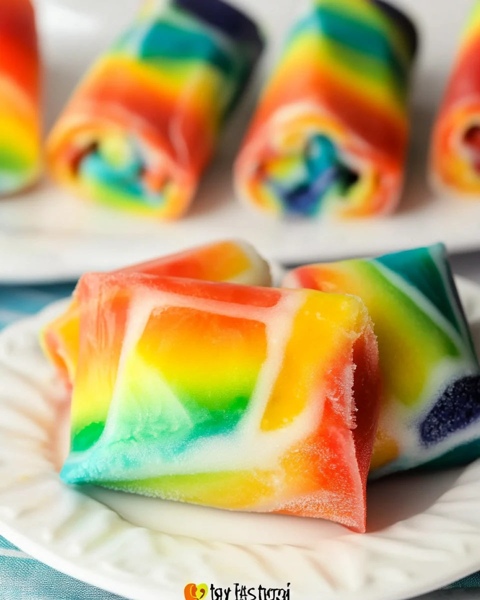 Fruit Roll-Ups with Ice Cream