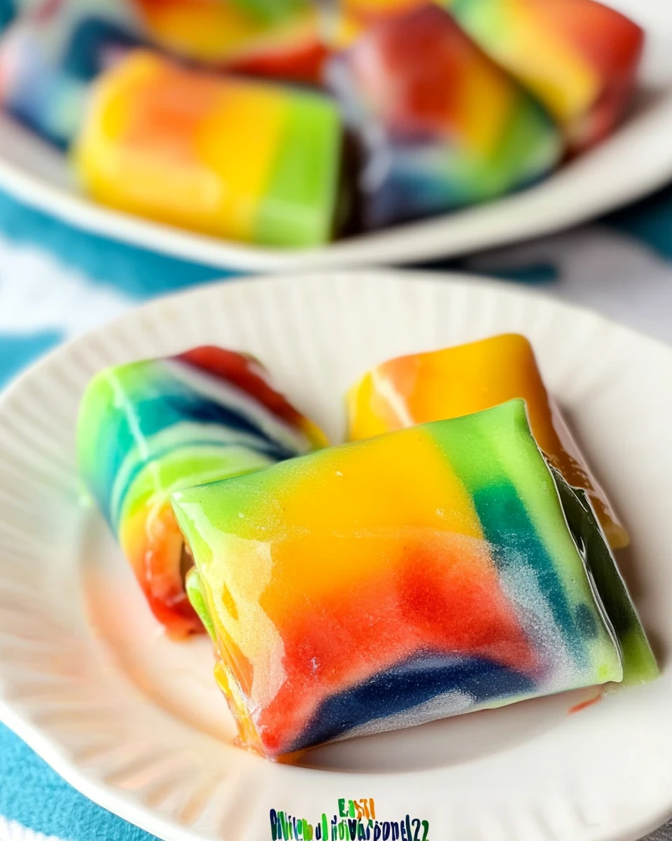 Fruit Roll-Ups with Ice Cream