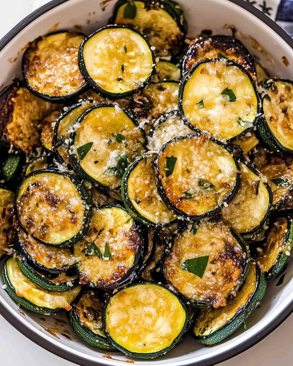 Garlic Parmesan Zucchini