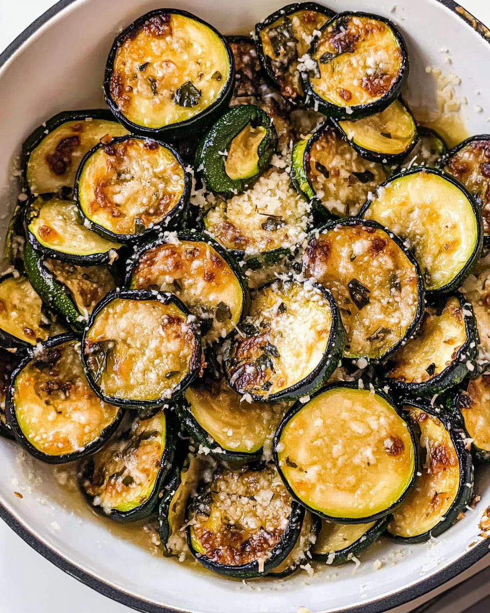 Garlic Parmesan Zucchini