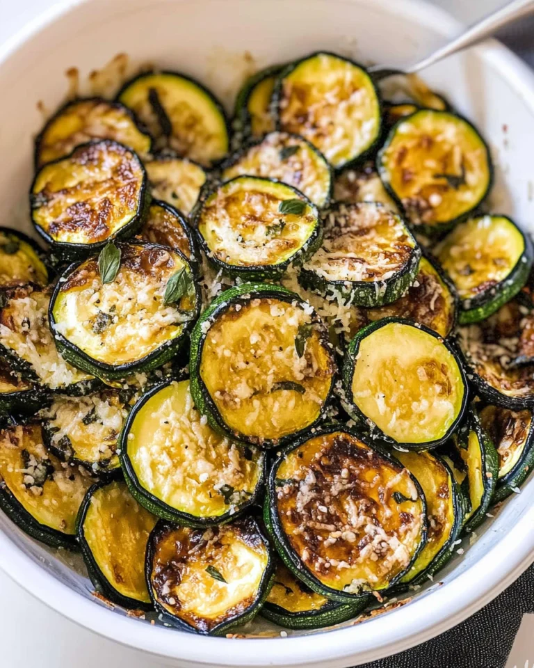 Garlic Parmesan Zucchini